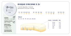 Disque Zircone INDEX 5 ZR