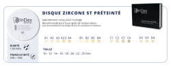 Disque Zircone INDEX ST