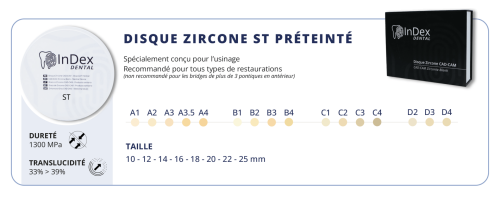 Disque Zircone INDEX ST