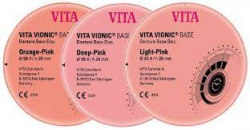 VITA VIONIC BASE Ø 98.4 x h 26 mm Orange-Pink,