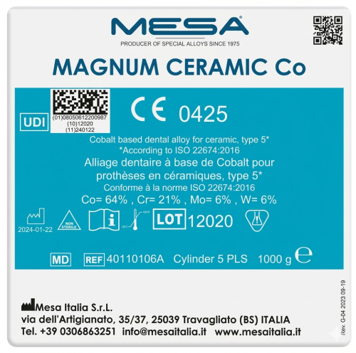 MAGNUM CERAMIC CO 1 KG CR/CLT CERAM