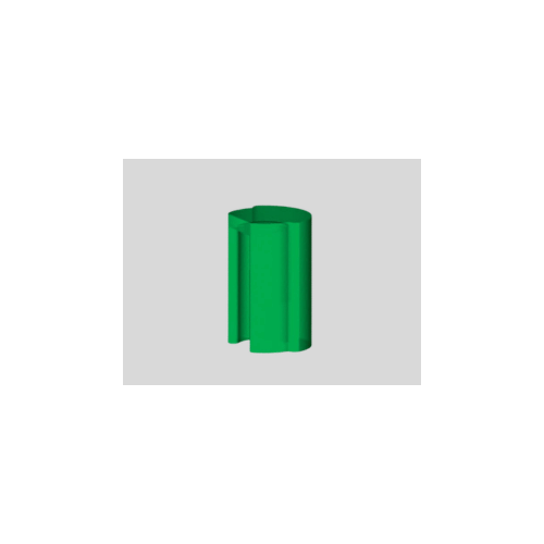 MICRO 2 GAINE VERTE PLASTIQUE X2