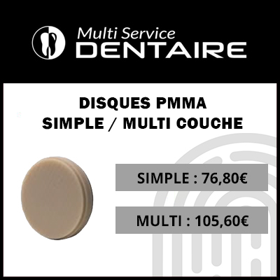 disque pmma simple multicouche