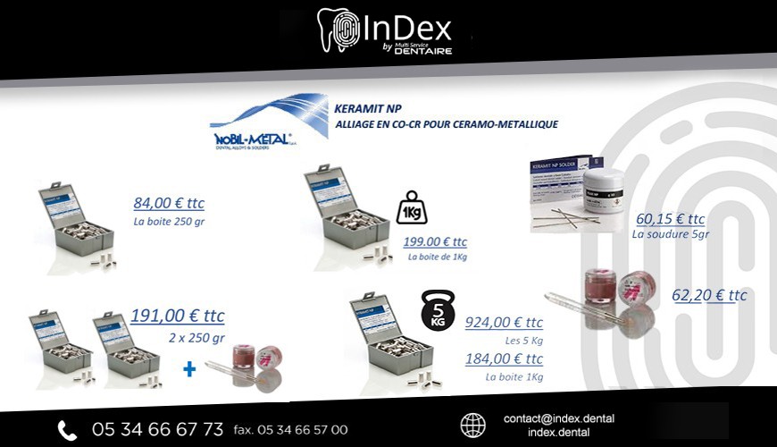 Disque co-cr ceramo-métalique Nobil Metal
